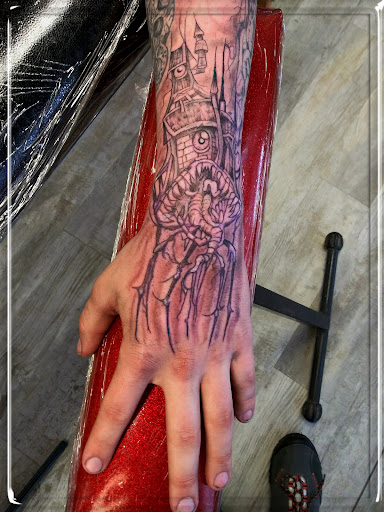 Explore female leg tattoo ideas, creative tattoo ideas in La Crosse, available at La Crosse Tattoo