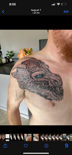 Explore women's leg tattoo ideas, creative tattoo ideas in Osage Beach, available at Lake Ozark Tattoo and Hair Studio