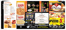 Menu / carte de 7 Pizza - Pizzeria stains à Stains