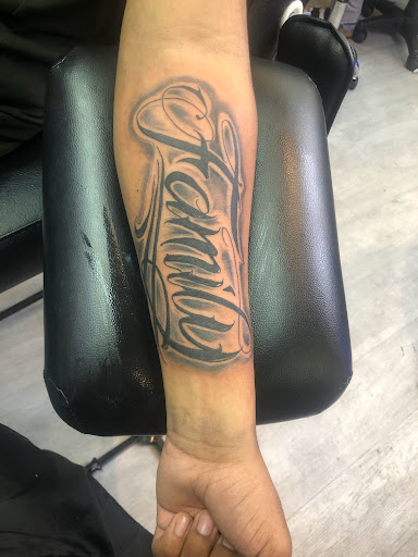 Explore name design tattoo ideas, creative tattoo ideas in Raleigh, available at Underground Art