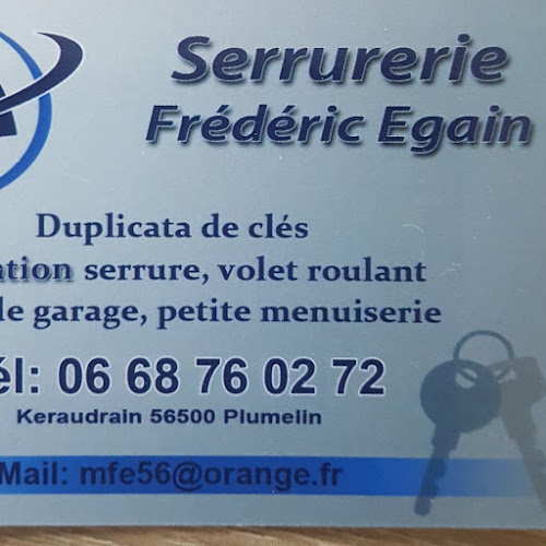 Magasin Serrurerie Frédéric Egain Plumelin