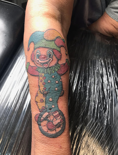 Explore tattoo ideas biker, creative tattoo ideas in Halethorpe, available at Razors Edge Tattoo And Piercing Studio