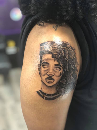 Explore nacho libre tattoo ideas, creative tattoo ideas in Rochester, available at Forest Ink Tattoos