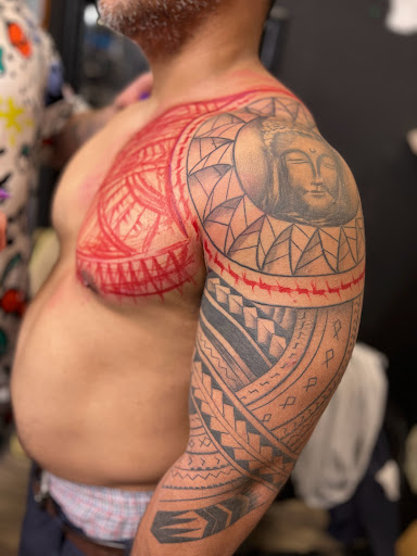 Explore detroit tattoo ideas, creative tattoo ideas in Goose Creek, available at Red Kirin Tattoo