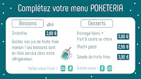 Restaurant hawaïen Poketeria Restaurant de Poke Bowls à Toulouse (le menu)