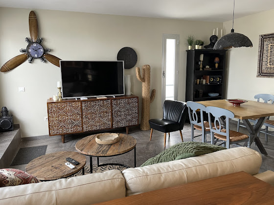 Photo Location d'appartement de vacances ¡Vamos a la Playa! Apartamentos en alquiler en Carboneras, 2 pisos super equipados internet fibra Wifi 600Mo/s, vacaciones o teletrabajo, terraza con vista al mar, primera linea de playa, AC. 04140 Carboneras