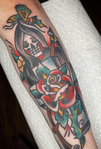 Explore witch tattoos ideas, creative tattoo ideas in Wahiawa, available at American Made Tattoo