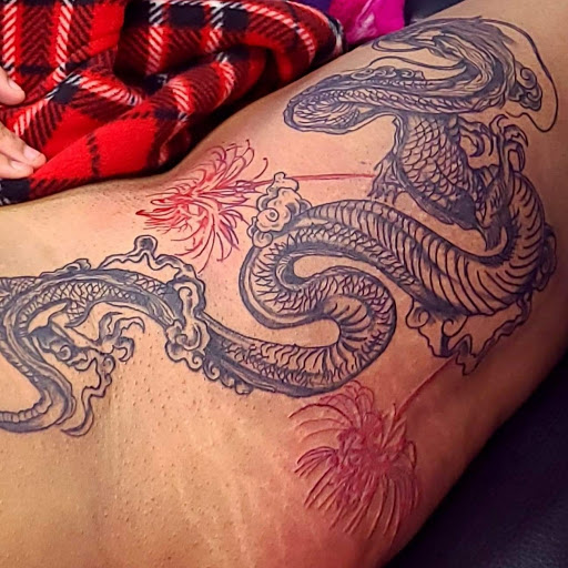 Explore deceased tattoo ideas, creative tattoo ideas in Indianapolis, available at Revved Up Tattoos