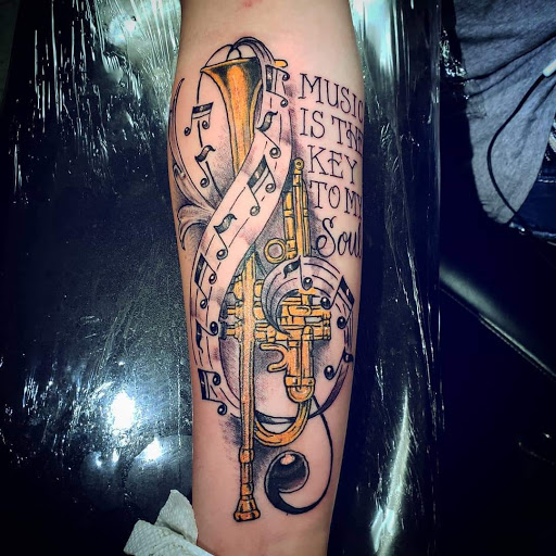Explore car mechanic tattoo ideas, creative tattoo ideas in Scottsbluff, available at SCOTTSBLUFF TATTOO STUDIO