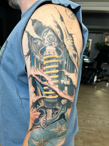 Explore maryland flag tattoo ideas, creative tattoo ideas in York, available at Black Kraft Tattoo Company