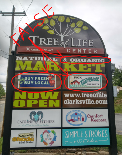 Health Food Store «The Tree of Life Center», reviews and photos, 30 Crossland Ave, Clarksville, TN 37040, USA
