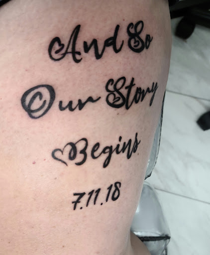 Explore bakugou tattoo ideas, creative tattoo ideas in Oak Grove, available at Empire28 Tattoo Studios