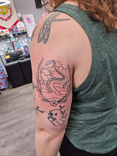 Explore kanye tattoos ideas, creative tattoo ideas in Loveland, available at Satori Tattoo