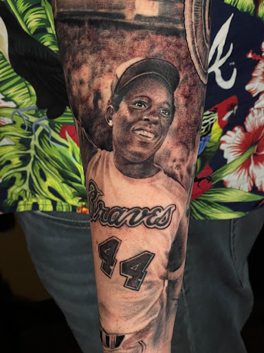 Explore back of the thigh tattoo ideas, creative tattoo ideas in Huntsville, available at Art-I-Facts Tattoo Gallery