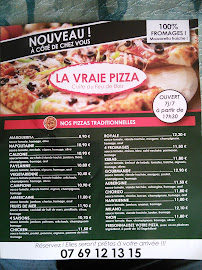 Menu / carte de Le refuge gourmand Pizza à Clermont-Ferrand
