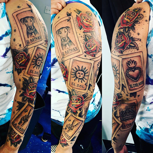 Explore tattoo ideas for the ankle, creative tattoo ideas in Roanoke, available at Saint Cecilias Art Studio