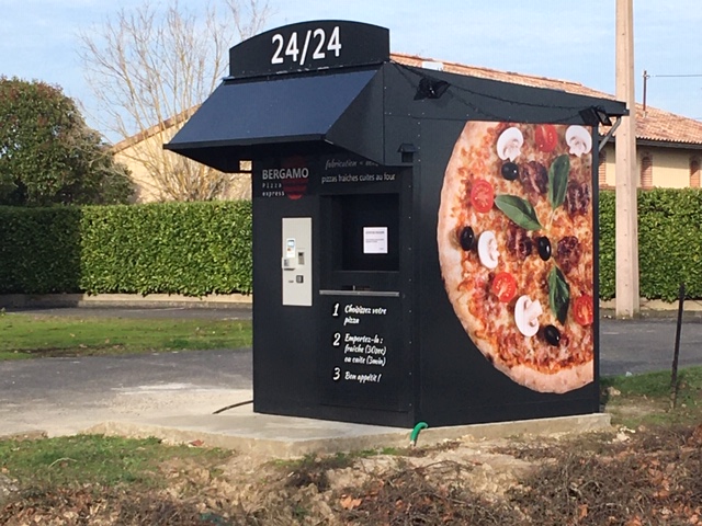 BERGAMO PIZZA express (distributeur de pizzas à emporter 24h/24) à Montech (Tarn-et-Garonne 82)