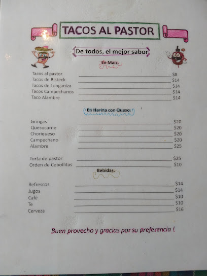 Tacos Al Pastor De Todos El Mejor Sabor - Lerdo de Tejada 12, 55880 Otumba de Gómez Farías, Méx., Mexico