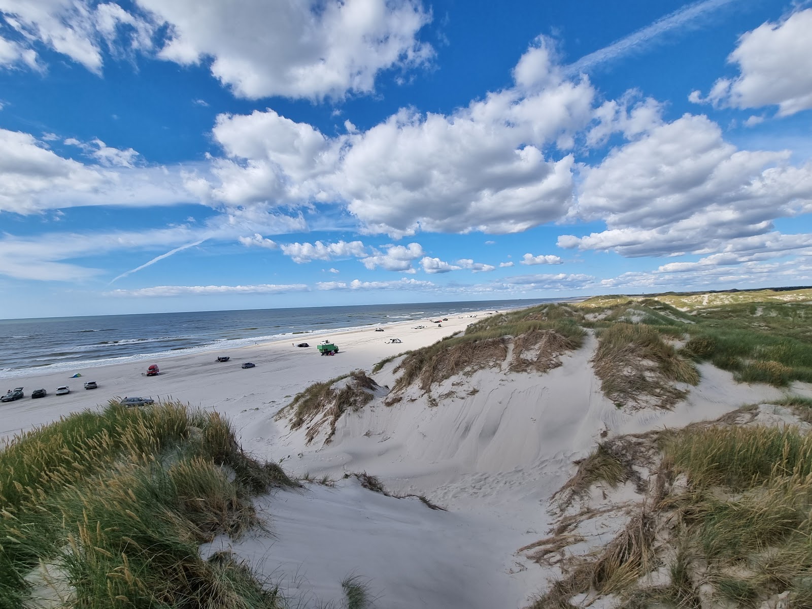 Foto von Børsmose Strand mit feiner beiger sand Oberfläche