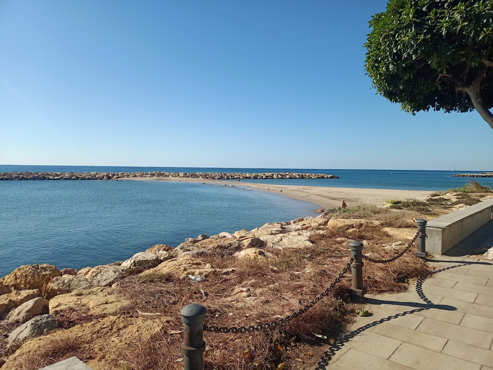 Photo de Platja de la Llosa avec plage spacieuse