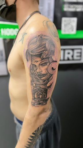 Explore transformers tattoo ideas, creative tattoo ideas in Cadillac, available at Limitless Ink Tattoo Studio