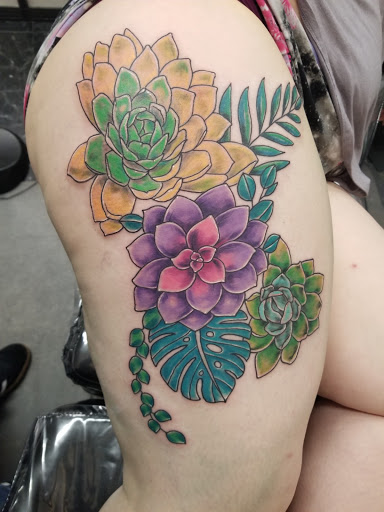 Explore black light tattoo ideas, creative tattoo ideas in Rogers, available at Jimmy Romance Tattoo & Body Piercing