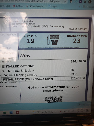 Used Car Dealer «Belle Glade Chevrolet Cadillac Buick», reviews and photos, 1700 E Palm Beach Rd, Belle Glade, FL 33430, USA