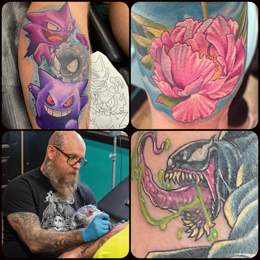 Explore willy wonka tattoo ideas, creative tattoo ideas in Wichita, available at Addictions In Ink