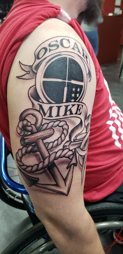 Explore firefighter sleeve tattoo ideas, creative tattoo ideas in Bradenton, available at Sacred Arts Tattoo Bradenton