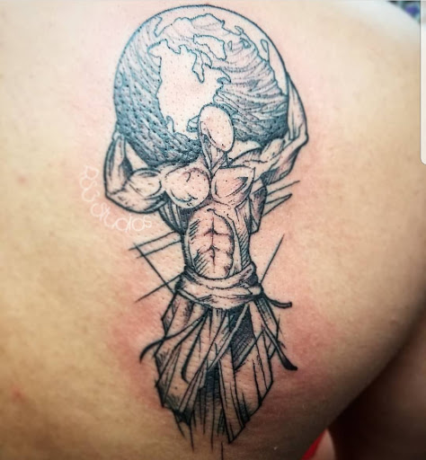 Explore taurus and scorpio tattoo ideas, creative tattoo ideas in Houston, available at RS3 Studios