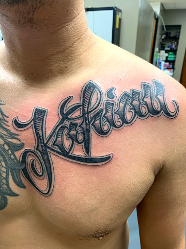 Explore anime forearm tattoo ideas, creative tattoo ideas in Hilo, available at Native Flesh Tattoo