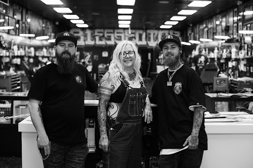 Explore saint michael tattoo ideas, creative tattoo ideas in Redding, available at Blessed Ink