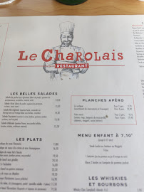 Carte du Le Charolais Restaurant à Mondelange à Mondelange