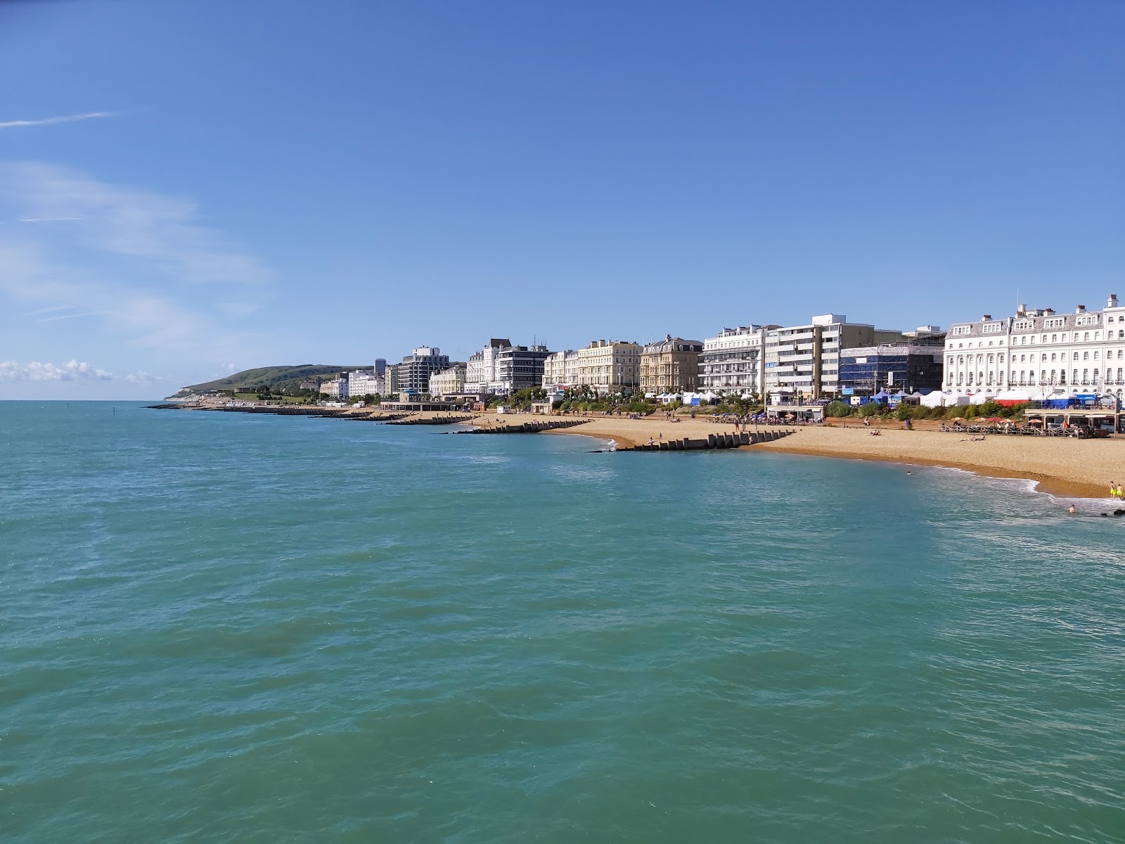 Foto di Spiaggia di Eastbourne e l'insediamento