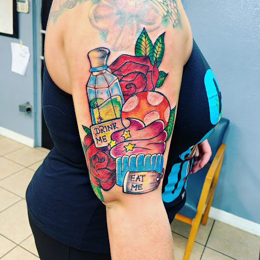 Explore red tattoo ideas, creative tattoo ideas in San Diego, available at High Class Tattoo SD