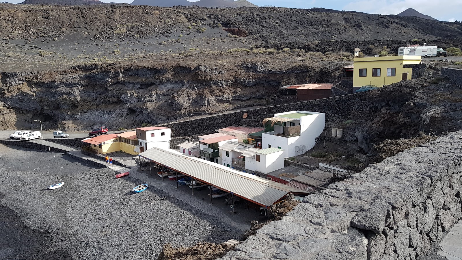 Foto von Faro de Fuencaliente wilde gegend