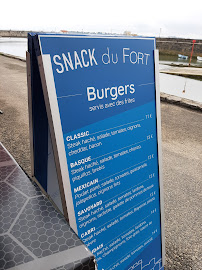 Restaurant Snack Du Fort à Ciboure (la carte)