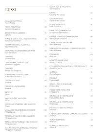 Menu / carte de Moles à Parete