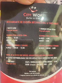 City Wok I à Porto menu