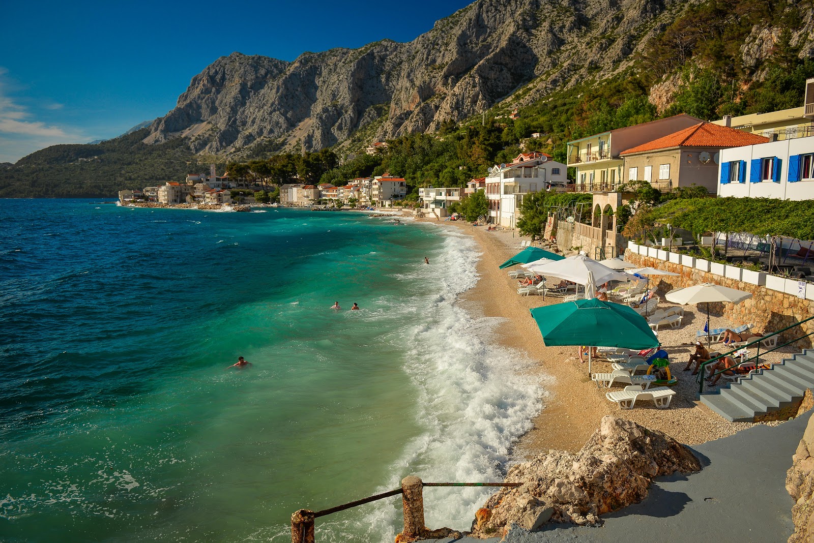 Fotografija Izbitac beach z turkizna čista voda površino