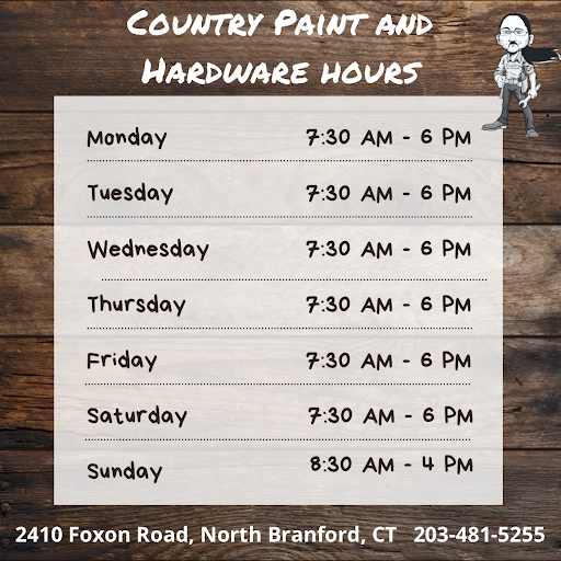 Paint Store «Country Paint and Hardware», reviews and photos, 2410 Foxon Rd, North Branford, CT 06471, USA
