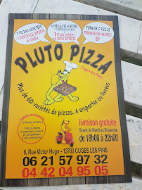 Menu / carte de Pluto Pizza à Cuges-les-Pins