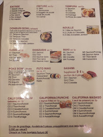 Restaurant de sushis Restaurant YOLI à Narbonne - menu / carte