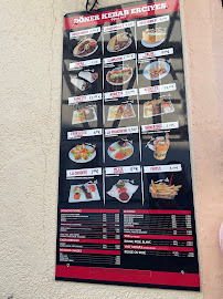 Menu du Doner Kebab Erciyes à Obernai