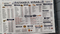 Menu / carte de Istanbul kebab landrecies à Landrecies