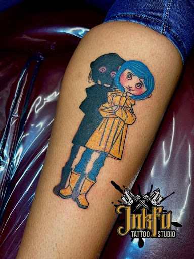 Explore pisces symbol tattoos ideas, creative tattoo ideas in Omaha, available at Inkfu Tattoo Studio