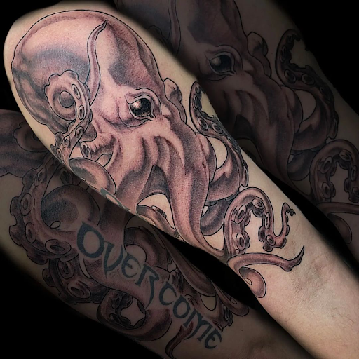 Explore indian chief tattoo ideas, creative tattoo ideas in Virginia Beach, available at Studio Evolve