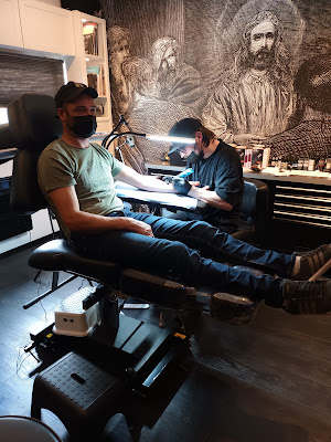 EXLIBRISTATOUEUR Medical cover tattoo à Challans