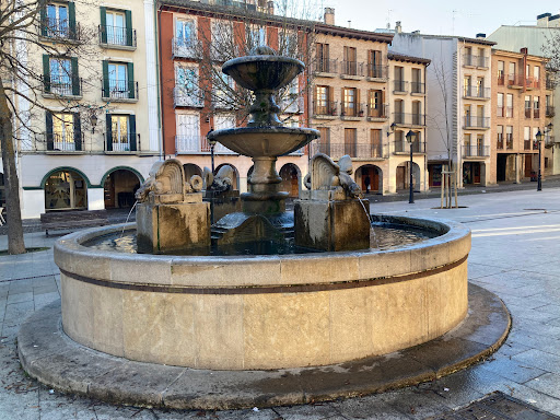 Plaza Santiago en Estella, Navarra