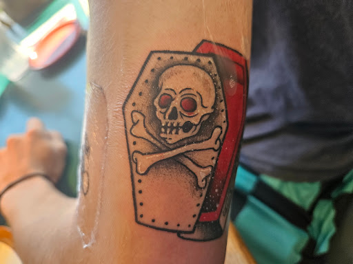 Explore travel tattoo ideas, creative tattoo ideas in Mesa, available at Ranger Tattoo & Piercing